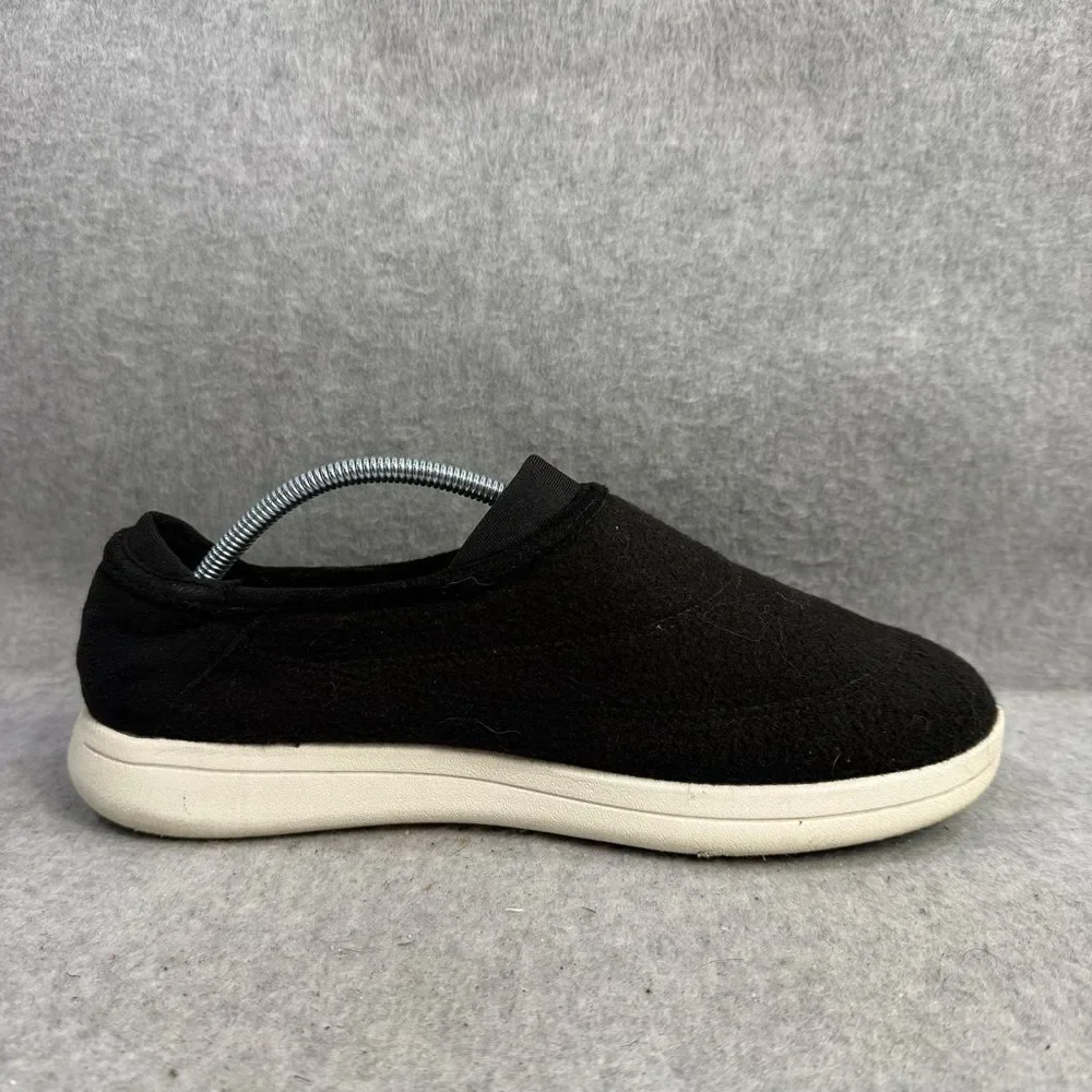 Vessi Shoes Mens Size 8 Sunday Slip On Black & White Loafers Comfort‎ Slippers